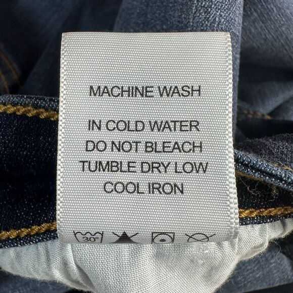 Judy Blue SKINNY FIT Juniors Size 9/29 Mid Rise Raw Hem Jeans Denim Pants 29x28 - Picture 12 of 12